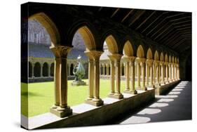 Cloisters of Iona Abbey, Argyll and Bute, Scotland-Peter Thompson-Stretched Canvas