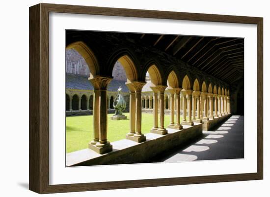 Cloisters of Iona Abbey, Argyll and Bute, Scotland-Peter Thompson-Framed Photographic Print