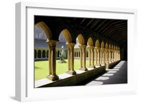 Cloisters of Iona Abbey, Argyll and Bute, Scotland-Peter Thompson-Framed Photographic Print