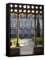 Cloisters of the Batalha Monastery, a UNESCO World Heritage Site, Portugal-Mauricio Abreu-Framed Stretched Canvas