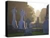 Clonmacnoise Monastery, Co Offlay, the Midlands, Ireland-Doug Pearson-Stretched Canvas