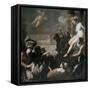 Clorinda Rescues Olindo and Sophronia, 1645-Mattia Preti-Framed Stretched Canvas