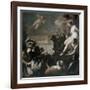 Clorinda Rescues Olindo and Sophronia, 1645-Mattia Preti-Framed Giclee Print