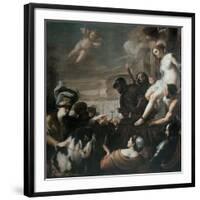 Clorinda Rescues Olindo and Sophronia, 1645-Mattia Preti-Framed Giclee Print