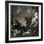 Clorinda Rescues Olindo and Sophronia, 1645-Mattia Preti-Framed Giclee Print