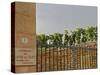 Clos De Tart Vineyard and Iron Gate in Morey Saint Denis, Bourgogne, France-Per Karlsson-Stretched Canvas