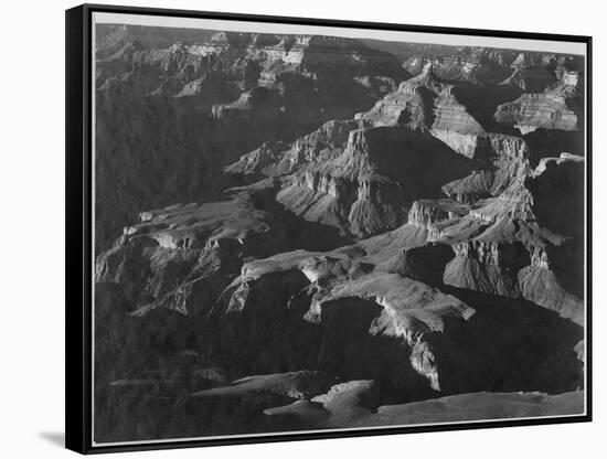 Close In View Down Toward Peak Formations "Grand Canyon National Park" Arizona. 1933-1942-Ansel Adams-Framed Stretched Canvas