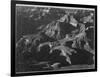 Close In View Down Toward Peak Formations "Grand Canyon National Park" Arizona. 1933-1942-Ansel Adams-Framed Art Print