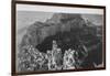Close-In View Of Curved Cliff "Grand Canyon National Park" Arizona-Ansel Adams-Framed Art Print