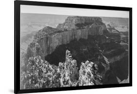 Close-In View Of Curved Cliff "Grand Canyon National Park" Arizona-Ansel Adams-Framed Art Print