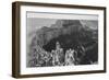 Close-In View Of Curved Cliff "Grand Canyon National Park" Arizona-Ansel Adams-Framed Art Print