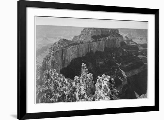 Close-In View Of Curved Cliff "Grand Canyon National Park" Arizona-Ansel Adams-Framed Art Print