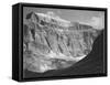 Close In View Of Mt Side "From Going-To-The-Sun Chalet Glacier National Park" Montana. 1933-1942-Ansel Adams-Framed Stretched Canvas