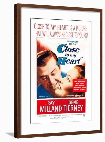 Close to My Heart-null-Framed Art Print