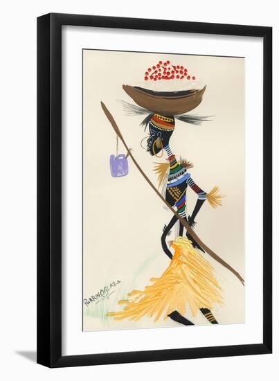 Close to My Hut, 2008-Oglafa Ebitari Perrin-Framed Giclee Print