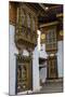 Close-Up from the Woodwork in the Dzong or Castle of Punakha, Bhutan, Asia-Michael Runkel-Mounted Photographic Print