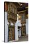 Close-Up from the Woodwork in the Dzong or Castle of Punakha, Bhutan, Asia-Michael Runkel-Stretched Canvas