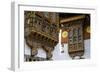 Close-Up from the Woodwork in the Dzong or Castle of Punakha, Bhutan, Asia-Michael Runkel-Framed Photographic Print