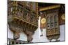 Close-Up from the Woodwork in the Dzong or Castle of Punakha, Bhutan, Asia-Michael Runkel-Mounted Photographic Print