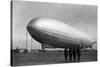 Close-Up Graf Zeppelin Blimp View-Lantern Press-Stretched Canvas