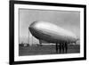 Close-Up Graf Zeppelin Blimp View-Lantern Press-Framed Premium Giclee Print
