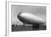 Close-Up Graf Zeppelin Blimp View-Lantern Press-Framed Art Print