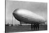 Close-Up Graf Zeppelin Blimp View-Lantern Press-Stretched Canvas