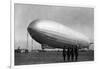 Close-Up Graf Zeppelin Blimp View-Lantern Press-Framed Art Print