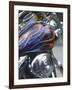 Close-up Image of a Customized Motorcycle-null-Framed Photographic Print