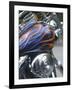 Close-up Image of a Customized Motorcycle-null-Framed Photographic Print