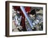 Close-up Image of a Motorcycle Wheel-null-Framed Photographic Print