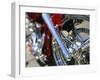 Close-up Image of a Motorcycle Wheel-null-Framed Photographic Print