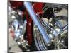 Close-up Image of a Motorcycle Wheel-null-Mounted Photographic Print