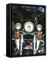 Close-up Image of a Motorcycle-null-Framed Stretched Canvas