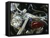 Close-up Image of a Motorcycle-null-Framed Stretched Canvas
