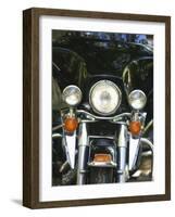 Close-up Image of a Motorcycle-null-Framed Photographic Print