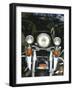 Close-up Image of a Motorcycle-null-Framed Photographic Print