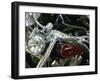 Close-up Image of a Motorcycle-null-Framed Photographic Print