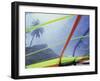 Close-up Image of a Windsurfing Sail-null-Framed Photographic Print