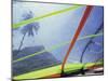 Close-up Image of a Windsurfing Sail-null-Mounted Photographic Print