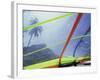 Close-up Image of a Windsurfing Sail-null-Framed Photographic Print