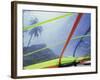 Close-up Image of a Windsurfing Sail-null-Framed Photographic Print