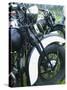 Close-up Image of Classic Motorcycles-null-Stretched Canvas