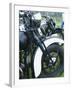 Close-up Image of Classic Motorcycles-null-Framed Photographic Print