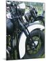Close-up Image of Classic Motorcycles-null-Mounted Photographic Print