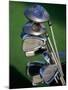 Close-up Image of Golf Clubs-null-Mounted Premium Photographic Print