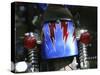 Close-up Image of Motorcycle Tail Lights-null-Stretched Canvas