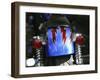 Close-up Image of Motorcycle Tail Lights-null-Framed Photographic Print