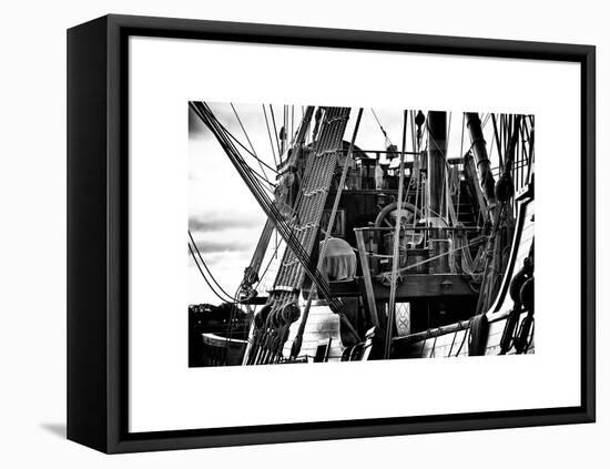 Close-Up Inside the El Galeon, Authentic Replica of 17th Century Spanish Galleon, Pier 84, New York-Philippe Hugonnard-Framed Stretched Canvas