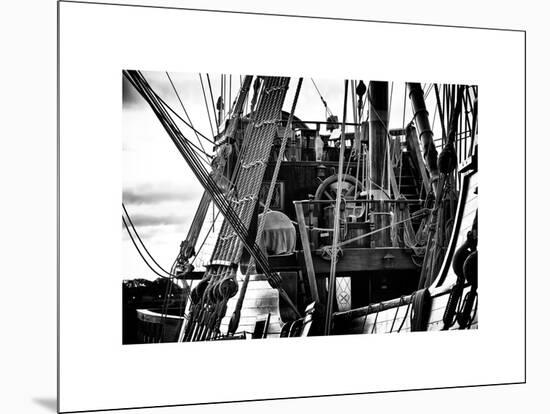 Close-Up Inside the El Galeon, Authentic Replica of 17th Century Spanish Galleon, Pier 84, New York-Philippe Hugonnard-Mounted Art Print